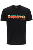 Tricou DSQUARED2, Cool Logo Multicolor, Negru