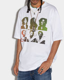 Tricou DSQUARED2, Bob Marley Postcards, Alb