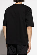 Tricou DSQUARED2, Wash Loose Fit Slogan, Black