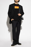 Tricou DSQUARED2, Wash Loose Fit Slogan, Black
