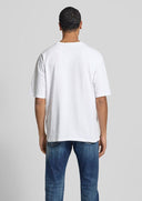 TRICOU DSQUARED, Logo-Print T-shirt , Loose Fit, Alb