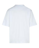 TRICOU DSQUARED, Logo-Print T-shirt , Loose Fit, Alb