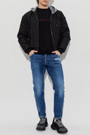 Tricou DSQUARED2, Dsquared2 Tape Loose Fit T-Shirt, Negru