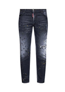 JEANS DSQUARED2, Insertii uzate, Gri inchis Cool Guy