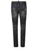 BLUGI DSQUARED2, Washed Style, Slim Fit, Black