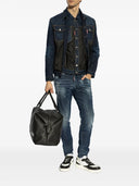 BLUGI DSQUARED2, Whiskering Effect, Skinny, Dark Blue