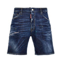 Pantaloni scurti DSQUARED2, Marine Bermuda Shorts, Bleumarin