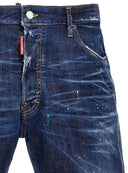 Pantaloni scurti DSQUARED2, Marine Bermuda Shorts, Bleumarin