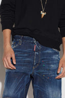 Pantaloni scurti DSQUARED2, Marine Bermuda Shorts, Bleumarin