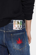 Pantaloni scurti DSQUARED2, Marine Bermuda Shorts, Bleumarin