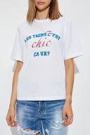 Tricou DSQUARED2, Chic Print, White