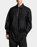 JACHETA DSQUARED2,Denim Pinstripe Blouson
