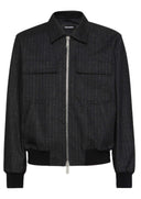 JACHETA DSQUARED2,Denim Pinstripe Blouson