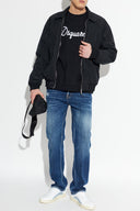 Jacheta DSQUARED2, BLACK Light jacket with collar