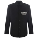 Camasa Dsquared2, Logo Frontal Ceresio, Black
