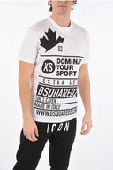 Tricou Dsquared2, Alb, Insertie text