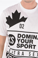 Tricou Dsquared2, Alb, Insertie text