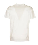 Tricou DSQUARED2, Multicolor Print Frontal, Alb
