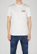 Tricou DSQUARED2, Logo Colorat Frontal, Alb