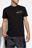 Tricou DSQUARED2, Cool Fit, Heart, Negru