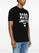 Tricou DSQUARED2, Subarbans Print, Black