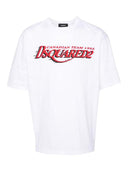 TRICOU DSQUARED2, Team 1995 Print, White