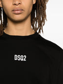 Tricou DSQUARED2, Brand Logo, Black S74GD1267S23009900