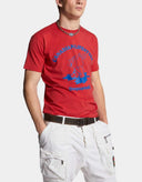 Tricou DSQUARED2, Cool, Fit, Bear Print, Red
