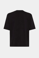 Tricou DSQUARED2, Phys Ed Print, Loose Fit, Black
