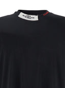 Tricou DSQUARED2, Crewneck, Details, Cotton, Black, Regular Fit