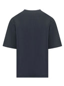 TRICOU DSQUARED2, T-shirt con logo goffrato,black + dark navy print