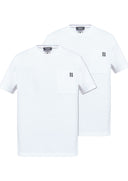 SET TRICOURI DSQUARED2, Twin Pack, Logo D2 atasat, Alb, Regular Fit