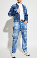SET TRICOURI DSQUARED2, Twin Pack, Logo D2 atasat, Alb, Regular Fit
