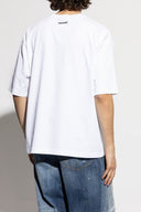 Tricou DSQUARED2, Large Obsessed2, Simple, White