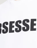 Tricou DSQUARED2, Large Obsessed2, Simple, White