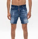 PANTALONI SCURTI DSQUARED2, Marine Fit