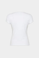 Tricou DSQUARED2, Mini Fit Maple Leaf, White