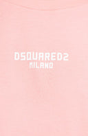 Tricou DSQUARED2, Dsquared2 PINK T-shirt with printed logo