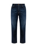 BLUGI Dsquared2 ,NAVY BLUE Jeans 'High Waits Twiggy'