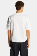 Tricou DSQUARED2, Summer Lovers, Loose Fit Embroidered, White