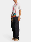 Tricou DSQUARED2, Summer Lovers, Loose Fit Embroidered, White