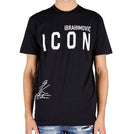 Tricou Dsquared2, Ibrahimovic, Negru S79GC0024S23009900