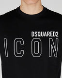 Tricou DSQUARED2, Icon White Black S79GC0063S23009980