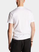 Tricou DSQUARED2, ICON Stamps, Alb