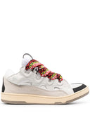 Sneakers Lanvin, Curb Design, Colored Laces, White, Women