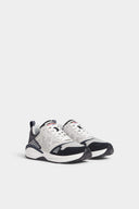 Sneakers DSQUARED2, Dash Print, Grey, Red Leaf Insert