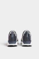 Sneakers DSQUARED2, Dash Print, Grey, Red Leaf Insert