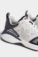 Sneakers DSQUARED2, Dash Print, Grey, Red Leaf Insert