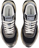 SNEAKERS DSQUARED2, Sprinter Sneakers, Metallic Dark Grey