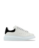 Sneakers ALEXANDER MCQUEEN, Oversize, New Tech Leather, Black Details, Women, White